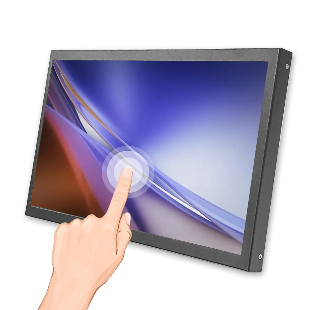 Moniteur portable à écran tactile compatible HDMI avec haut-parleurs