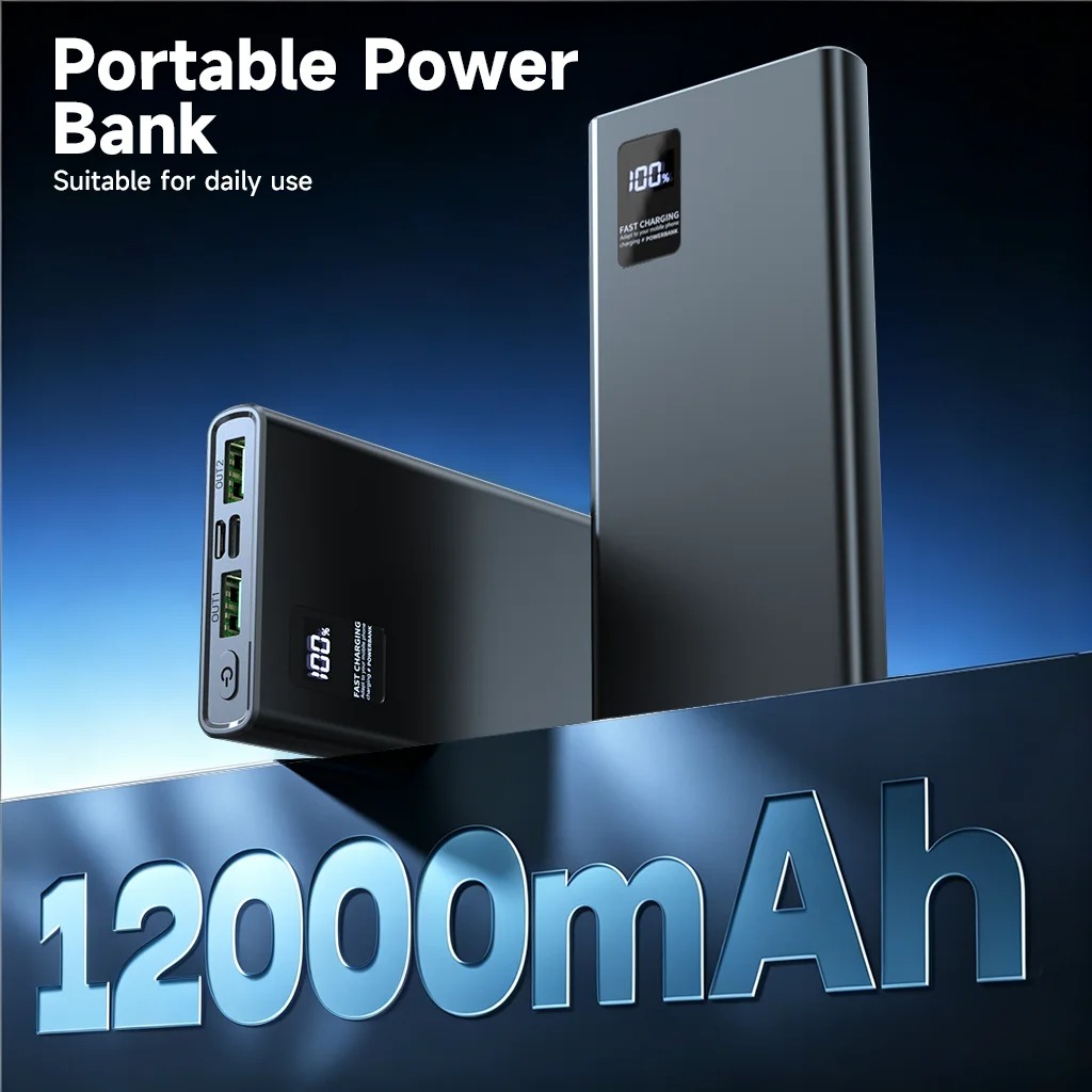 Hganus Batterie externe Portable Slim