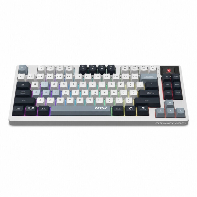 Clavier MSI Forge GK600 TKL Wireless Sky