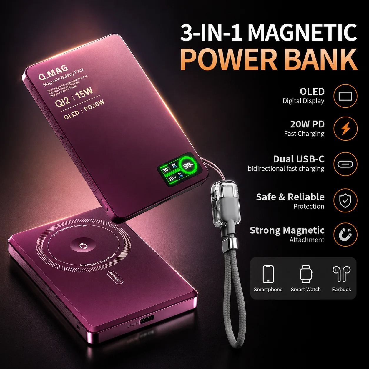 Silvery 10000mAh