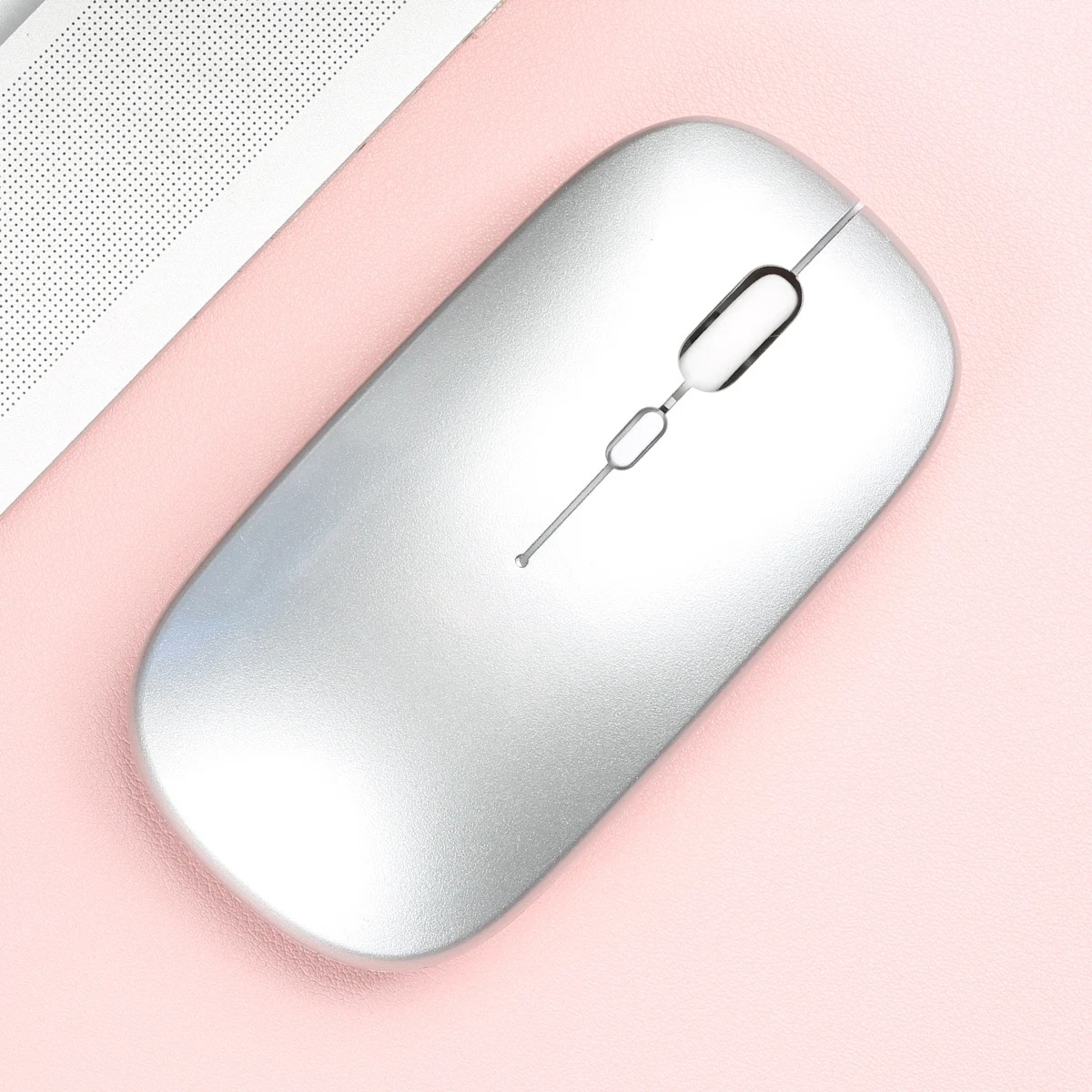 Glossy silver